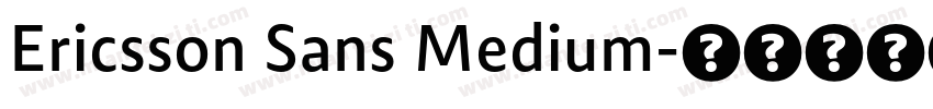 Ericsson Sans Medium字体转换